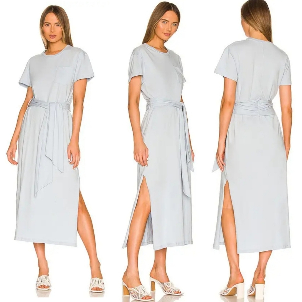 Jonathan Simkhai | Sara St Cove Blue Midi Shirt Dress NWT